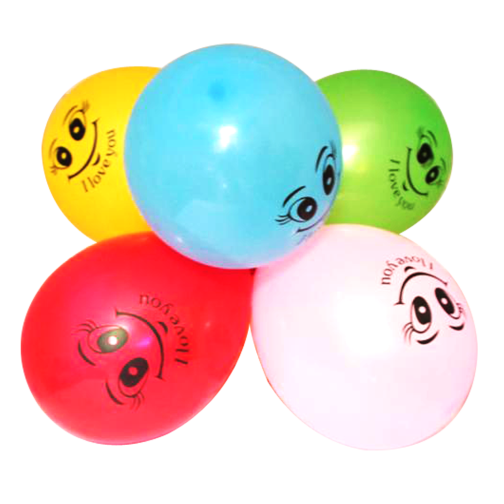Smiley Shape Balloon Image