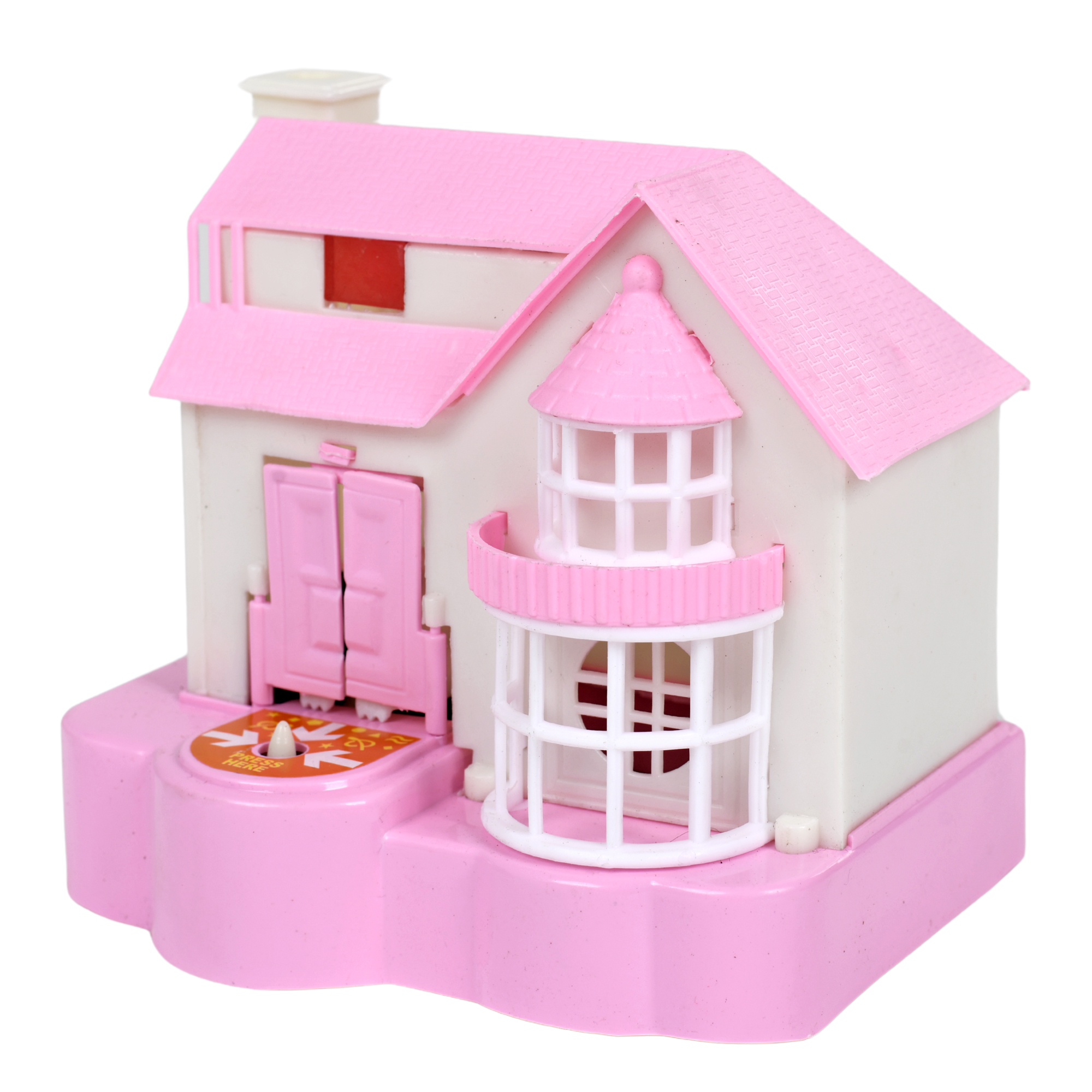 Pink Puppy House Coins Bank